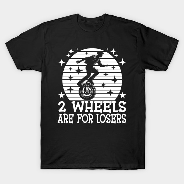 Vintage Electric Unicycle Tee For EUC Lovers Cute Monowheel T-Shirt by hello world